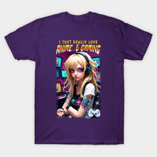 I just really love Anime & Gaming T-Shirt